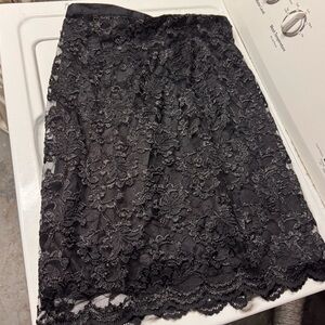 Elegant Black Lace Skirt